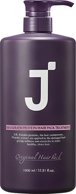 제이숲 실크 케라틴 헤어팩 트리트먼트 피오니향, 1L, 1개