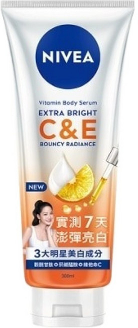 NIVEA 妮維雅 超能果萃澎彈亮白精華凝乳, 1個, 300ml