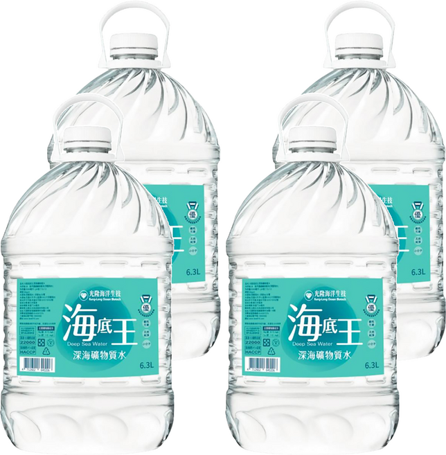 光隆海洋生技 海底王深海礦物質水, 6200ml, 4瓶