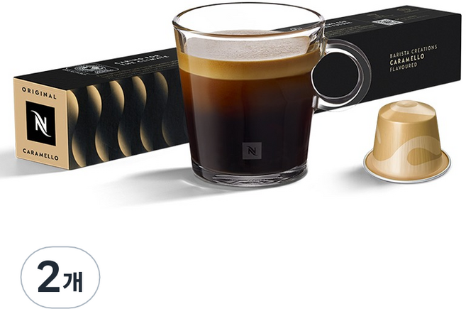 네스프레소 바리스타 크리에이션 캐러멜향 커피, 5g, 10개입, 2개