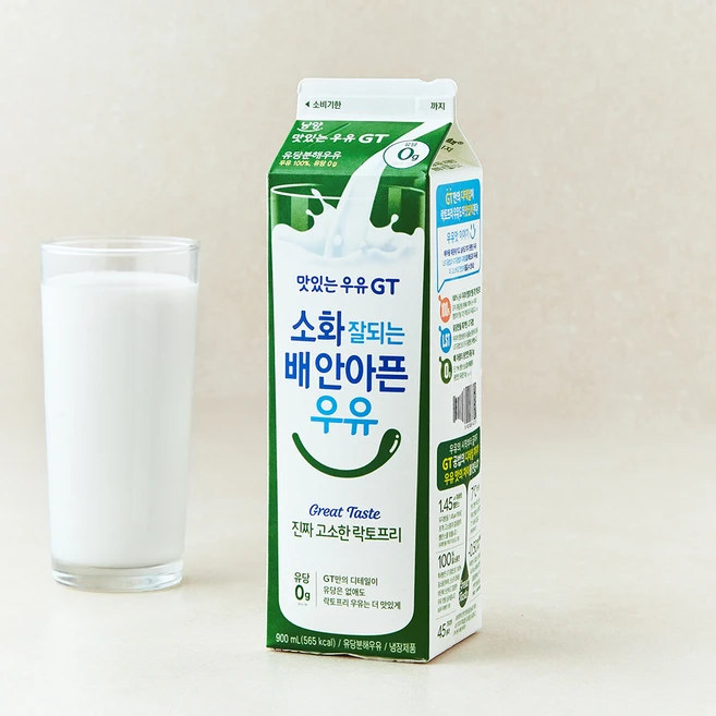 남양유업 맛있는우유GT 고소한 락토프리, 900ml, 1개 - 쿠팡