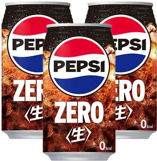 PEPSI 百事 生可樂ZERO, 3個, 340ml