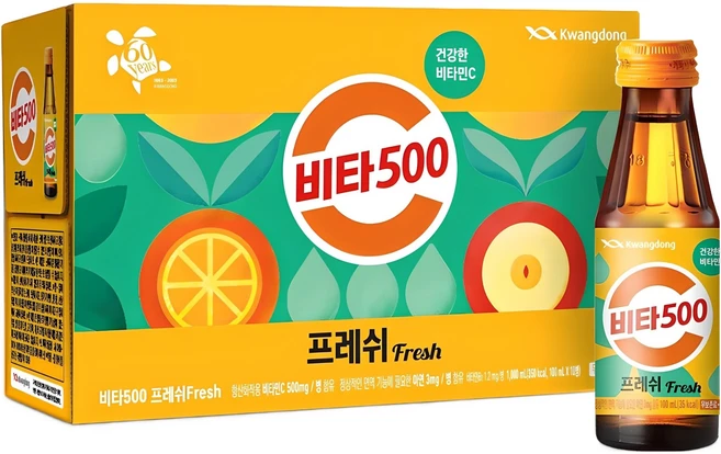 비타500 프레쉬, 100ml, 10개 - 쿠팡