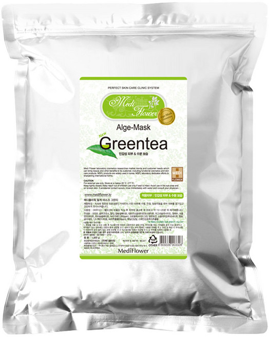 메디플라워 알지네이트 모델링 팩 그린티, 1개입, 1개