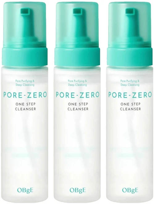 OBgE 포어 제로 원스텝 클렌저, 3개, 200ml - 쿠팡