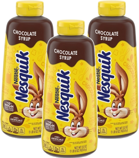 Nesquik 巧克力醬, 623.6g, 3瓶
