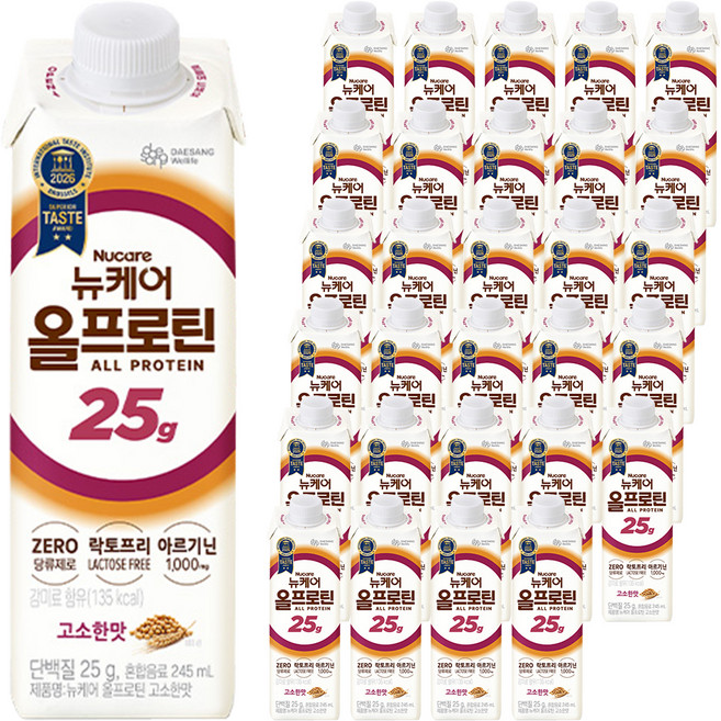 뉴케어 올프로틴 고소한맛, 245ml, 48개