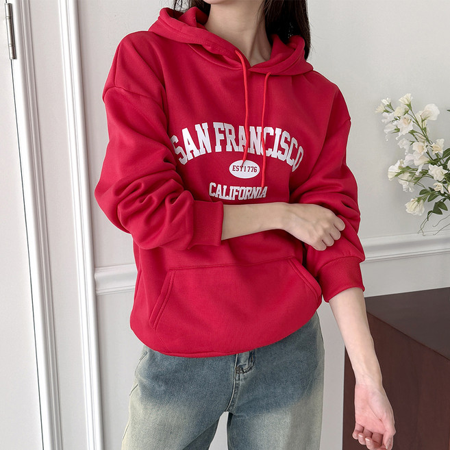 라라온 레터링 빈티지 맨투맨 후드티 TSP1169