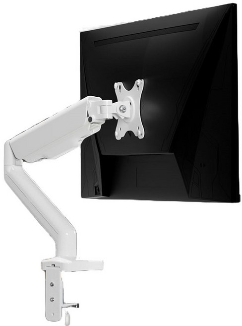 카멜 싱글 거치대 모니터암 CA1, 화이트, 1개