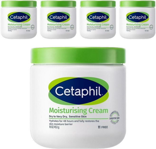 세타필 모이스춰라이징 바디크림, 453g, 5개