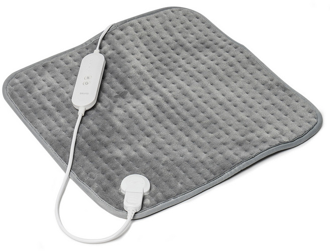 BRUNO 극세사 온열방석 BHP-2213, GRAY, 45 x 45 cm