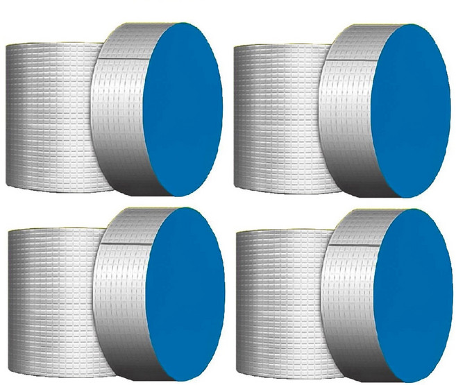 丁基防水膠帶 5cm x 500cm 銀色, 4捲