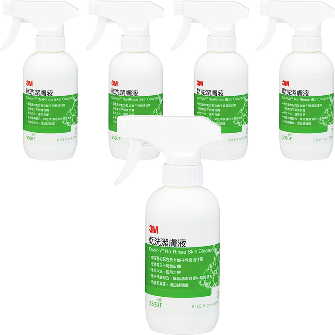 3M 乾洗潔膚液, 236ml, 5瓶