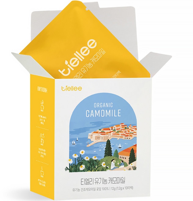 티엘리 유기농 캐모마일 차, 1.2g, 1개, 10개입