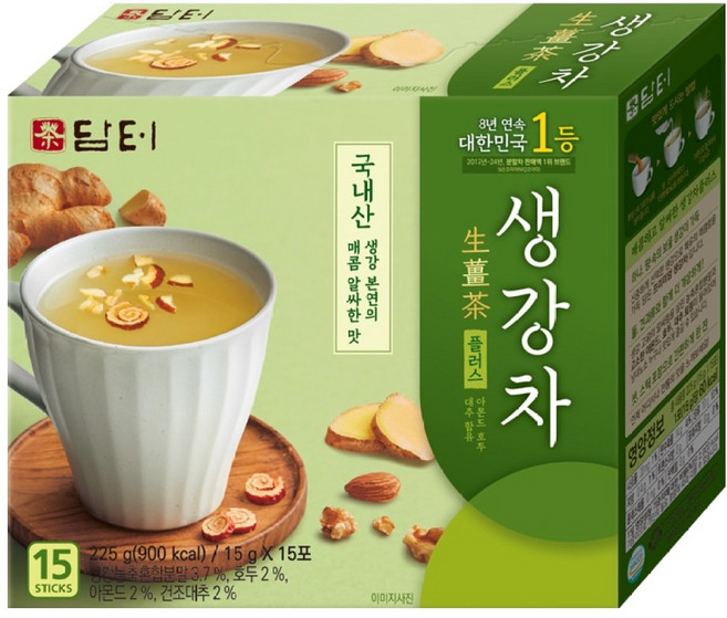담터 생강차 플러스, 15g, 15개입, 1개
