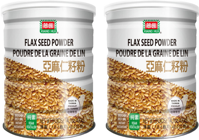 XIANG HUI 薌匯 亞麻仁籽粉, 400g, 2罐