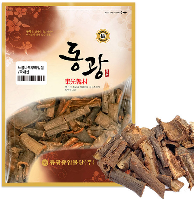 동광한방몰 국내산 유근피 느릅나무 뿌리 껍질, 600g, 1개
