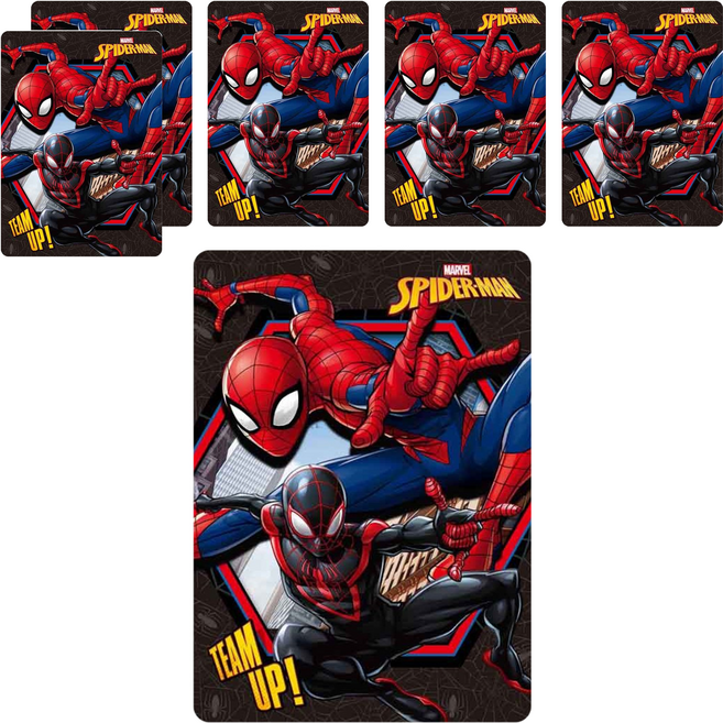 MARVEL 漫威 SPIDER-MAN 蜘蛛人雙面墊板 2入, 黑色