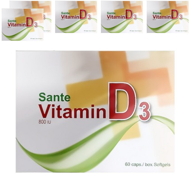 善得 維生素D3, 60顆, 6盒