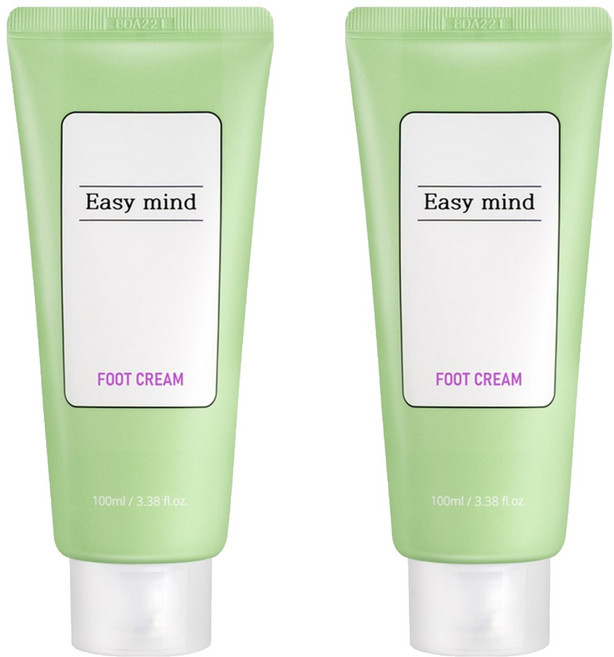 EasyMind 細緻足部尿素膠原蛋白護足霜, 2個, 1入