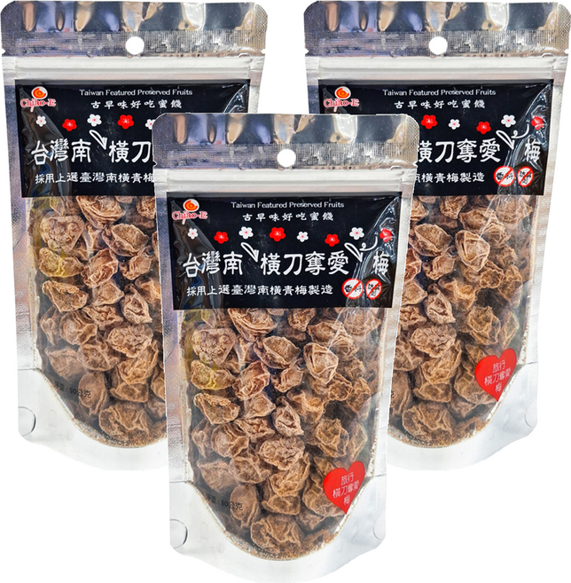 Chiao-E 巧益 橫刀奪愛梅, 90g, 3包