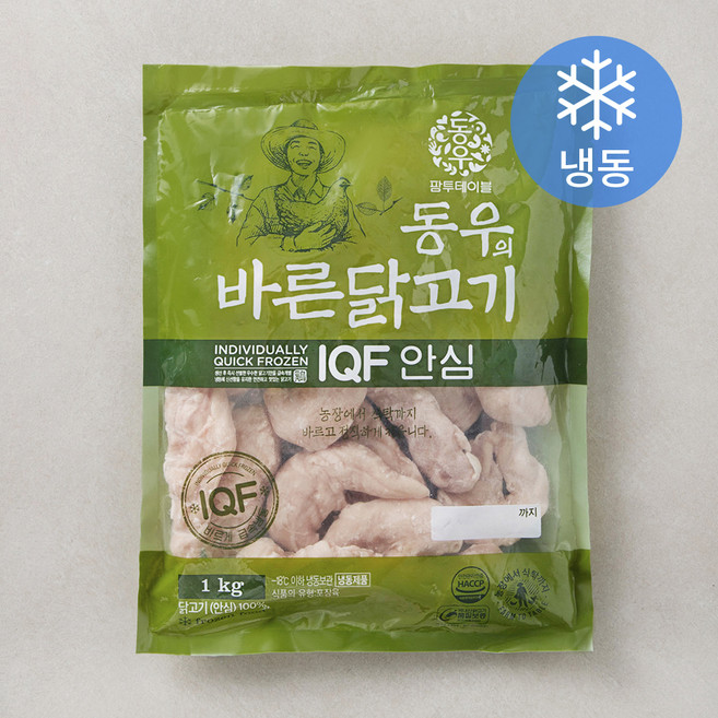 동우의 바른닭고기 IQF 닭안심 (냉동), 1kg, 1개