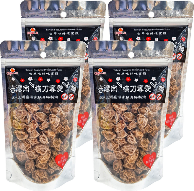 Chiao-E 巧益 橫刀奪愛梅, 90g, 4包