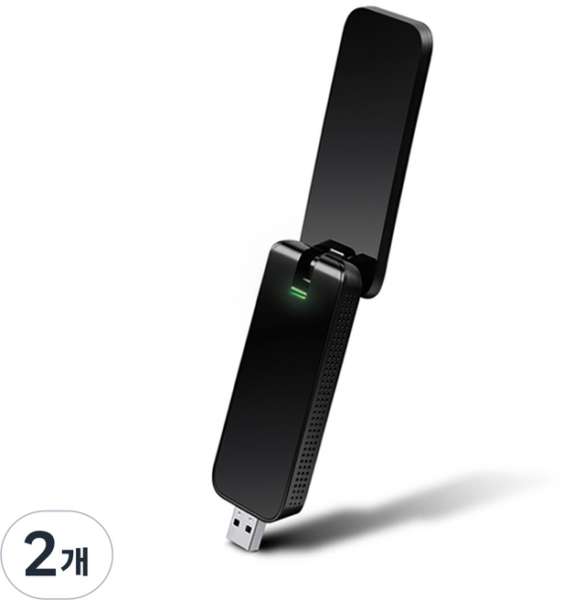 티피링크 AC1300 무선 MU-MIMO USB 랜카드, Archer T4U, 2개