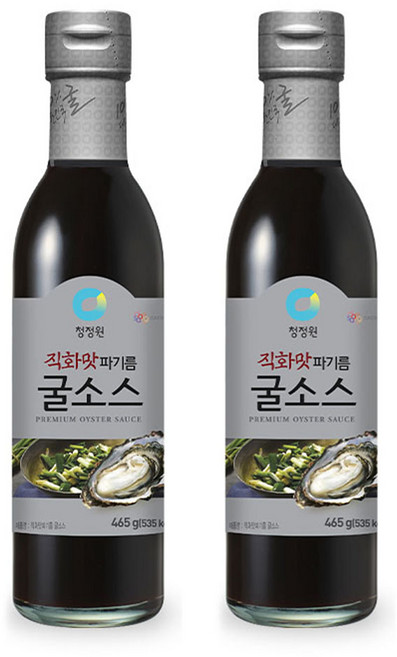 청정원 직화맛 파기름 굴소스, 465g, 2개