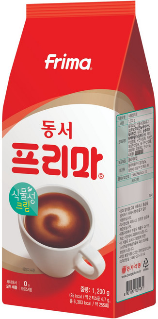 Frima 식물성크림 프리마, 1.2kg, 1개입, 1개