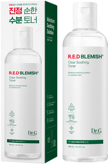 닥터지 레드 블레미쉬 클리어 수딩 토너, 300ml, 1개
