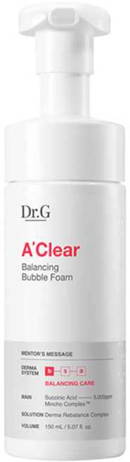 닥터지 에이클리어 밸런싱 버블 폼, 150ml, 1개