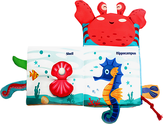 維京小子手偶布書：海洋生物, 布書