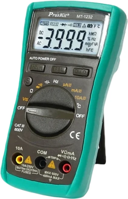 Pro'sKit 寶工 3 3/4 數位電錶 MT-1232, 1個