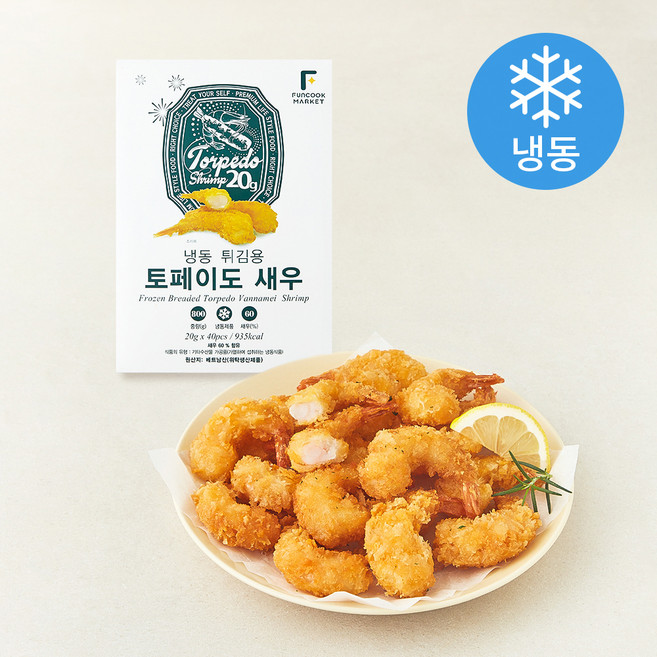 토페이도 새우튀김 40ea (냉동), 800g, 1개