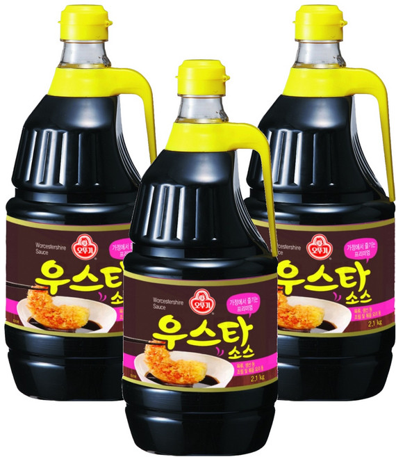[오뚜기] 우스타 소스, 2.1kg, 3개