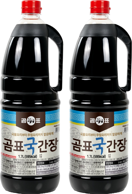 Gompyo 국간장, 1.7L, 2개