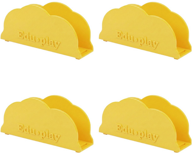 에듀플레이 굿베이비룸 고정 받침대, 옐로우, 4개
