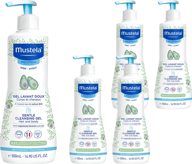 무스텔라 젠틀 클렌징 젤, 500ml, 5개 - 쿠팡