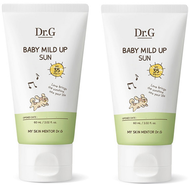닥터지 베이비 마일드 업 선 SPF35 PA+++, 60ml, 2개