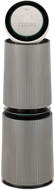 LG 電子 PuriCare 360度空氣清淨機 寵物功能增加版二代 30坪, AS101DBY0, 銀色
