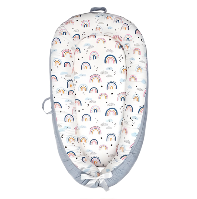 vanibaby 母嬰生活 嬰兒床中床, 繽紛彩虹, 1組