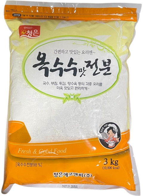 청은 옥수수맛 전분, 3kg, 1개