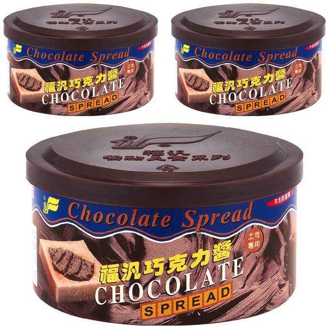 FUFANN 福汎 巧克力醬, 200g, 3罐