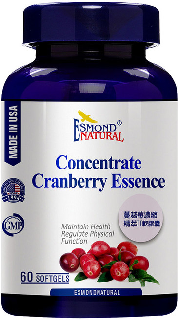 ESMOND NATURAL 愛司盟 蔓越莓濃縮精萃II軟膠囊, 60顆, 1罐