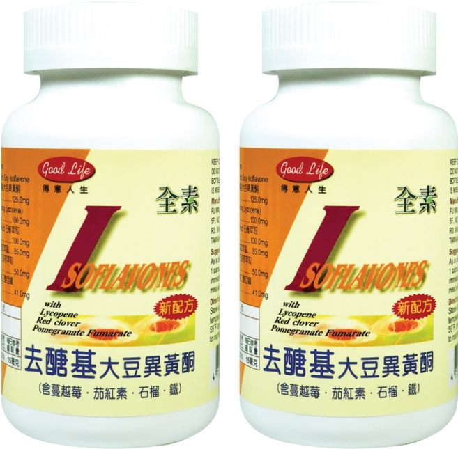 good Life 得意人生 去醣基大豆異黃酮, 60顆, 2罐