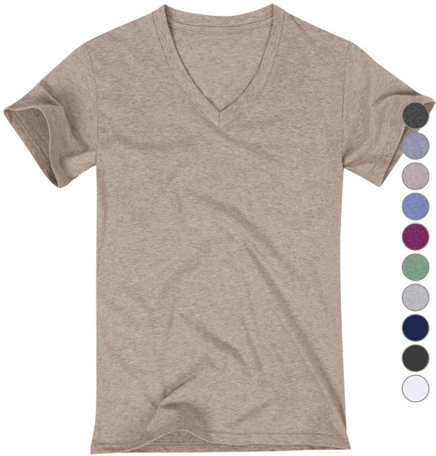 스타토리 남성용 심플 V넥 빅사이즈 통기성 반팔 티셔츠