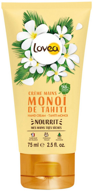 Lovea 乳油木大溪地梔子花護手霜, 75ml, 1條