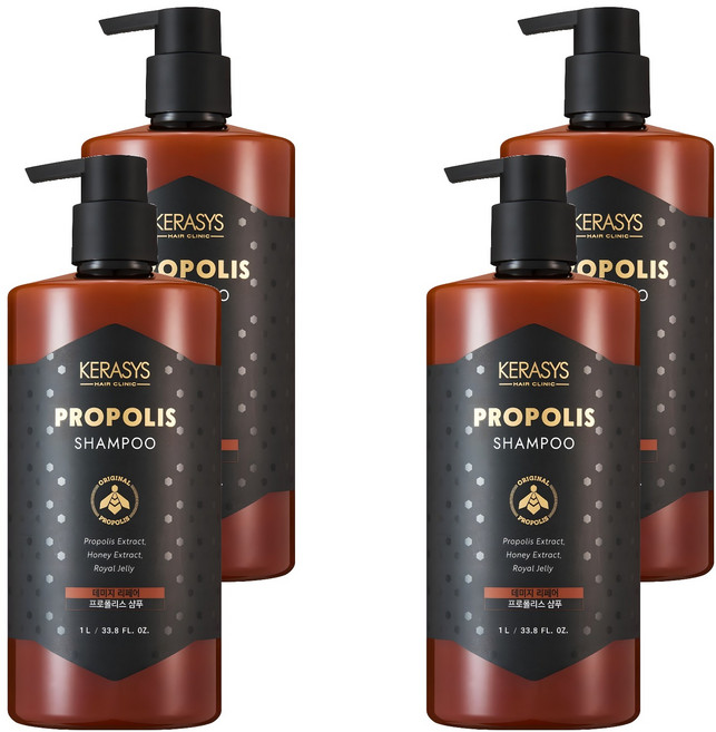 케라시스 프로폴리스 데미지 리페어 샴푸, 1L, 4개