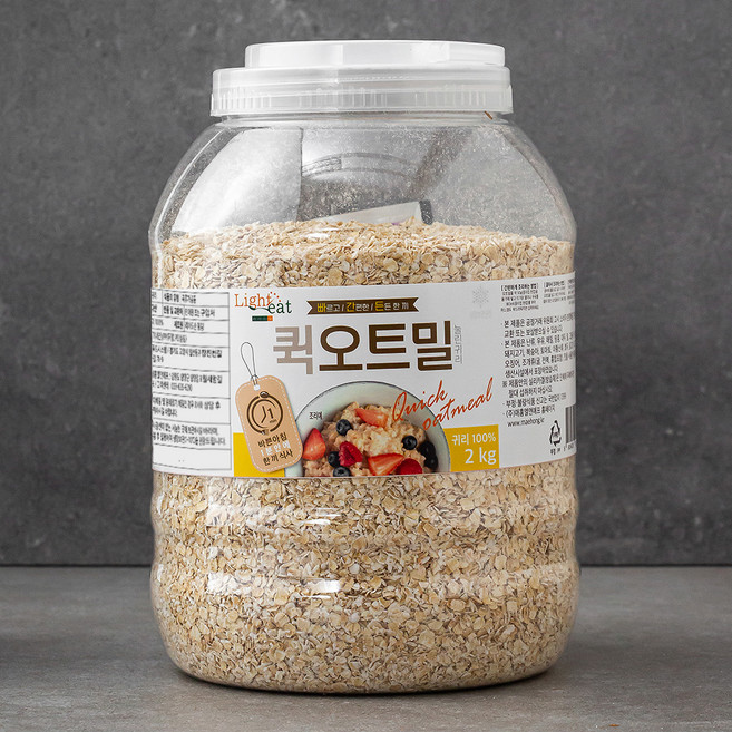 라이트잇 바로먹는 퀵 오트밀, 2kg, 1개